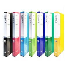 희망화일 클리어 파일 40매 보급형, 하늘, 12개