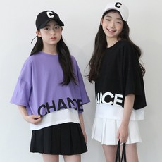 초등여아레이어드조끼