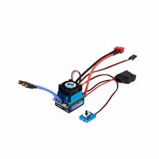 레이싱 브러시리스 전기 속도 컨트롤러 110 RC 자동차 오프로드 트럭 차량용 60A ESC, [01] as shown