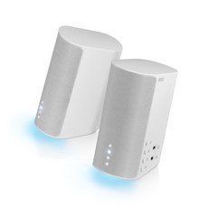 브리츠 2채널 스피커 BZ-LF11, 화이트, 화이트