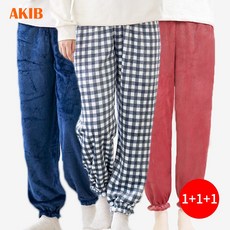 아킵 여성 프리미엄 밍크 수면바지 1+1+1