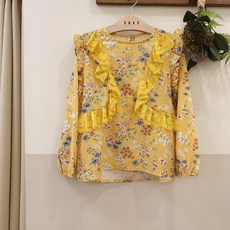 일로딜로 플라워쉬폰블라우스IDBW19S51