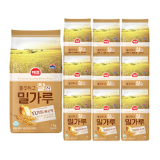 해표 찰진 밀가루 1kg X 10개