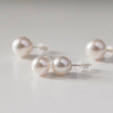 크림진주귀걸이