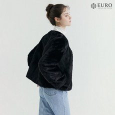 [역시즌한정] 유로컬렉션 마랑라인 비비 밍크 자켓