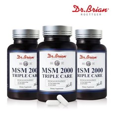 닥터브라이언 MSM 2000 트리플케어 120정(2개월분) X 3통, 120정, 3개