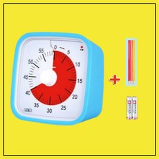 코코타이머 무소음 터치알람 타이머 + 육각연필 세트, 1개, 구글타이머블루