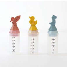 이크 검정눈금 실리콘 투약병 3종, 1세트