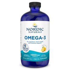 노르딕 오메가3 액상 1560mg 473ml EPA 745 DHA 500 레몬맛, 오메가3 237ml, 1개