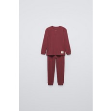 자라 키즈 ZARA KIDS 2-6세 플레인 버튼 라운드넥 파자마316377
