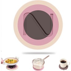뜨거운 요리 냄비와 팬을 위한 여분의 두꺼운 실리콘 트리벳 매트 다양한 크기의 내열 냄비 홀더 3개 주방 카운터 식품 등급의 미끄럼 방지 핫 패드 없음 건조하기 쉬운 BPA