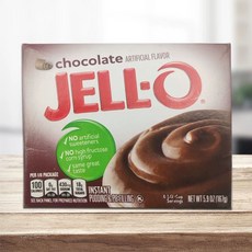 Jell O 젤로 Banana 바나나 크림 Cream 6개 Filling 푸딩 Inst, AG. 푸딩 파우더 초콜릿맛 167g