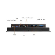 올인원컴퓨터 10/12/15/17 인치 산업용 터치 태블릿 컴퓨터 코어 I3 I5 I7 8G RAM 64G SSD 저항 막 스크린, 03 15 inch, 03 i5-3337u 8Gb 64Gb