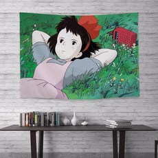 하비하버 마녀배달부키키 패브릭 포스터 애니메이션 브로마이드, 마녀배달부키키 옵션04