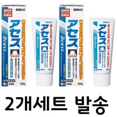 아세스치약 160g 블루2개세트 일본소금치약