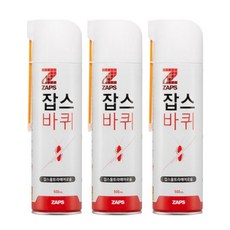 [뿌리는 스프레이형] 잡스 바퀴울트라파워에어로솔 500ml 초특가 행사 바퀴벌레약 바퀴벌레 바퀴약, 3개