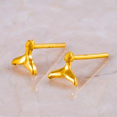 남자순금귀걸이