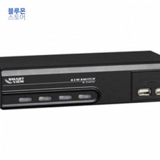 블루몬 IC-314-CUW1 KVM스위치 4대1 PS2 USB 케이블 멀티케이블, 1개