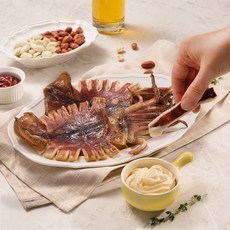 오성푸드 온미랑 원양산 특허건조 반건조오징어 맥반석오징어 버터구이오징어, 1개, [파품] 5~13미 (1kg 내외/원양산)