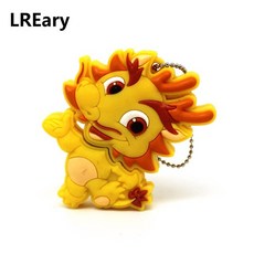 Cartoon Loong USB 2.0 Flash Drive 64GB 32GB 8GB Funny Chinese Dragon Memoria Stick Pendrive Pen U Di, 04 2_01 4GB, 1개