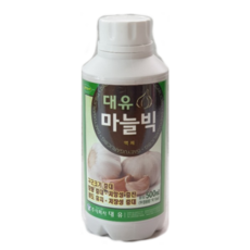 마늘빅 500ml 마늘 구근 비대제 전용 복합 비료 약 마늘밭 영양제, 1개