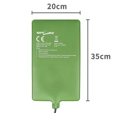 애완동물 파충류 바닥 방수 항온 전기 가열 매트 중형 거북이 도마뱀 뱀 사육기용 IPX7, 단품, 단품