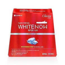 [롭스] [페리오] 클라렌 화이트나우 미백스트립 8입, 옵션:미백스트립 8입
