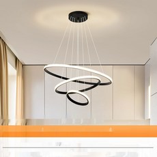 복층거실샹들리에