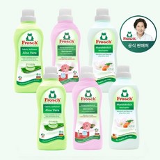 [김혜자 세제] 프로쉬 섬유유연제 750ml 알로에2+아몬드2+로즈2, 단품