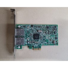 HP 332T 브로드컴 듀얼포트 기가 랜카드 615730-001, HP 332T 615730-001, 1개