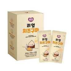 브랜드없음 [또또맘] 리얼치즈구마 20g x 10입 고구마 아기간식, 단품없음