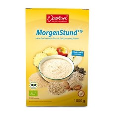 Lindt 비건 대체육 채식식단 음식 도시락 P Jentschura MgenStund 기본 기장 메밀 죽 기반 아침 식사로 하루를 쉽게 시작 1000g-89479, 단일옵션, 단일옵션