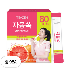 티젠 자몽쏙 분말차, 5g, 60개입, 9개