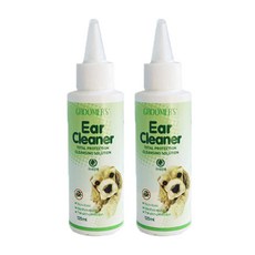 반려견 무자극 무독성 멘솔 살균 귀세정제 2개 귀크리너 건강관리 성견, 120ml