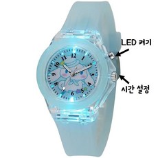 (무료배송) 산리오 시계 LED 실리콘 손목시계 젤리 시계 시나모롤 마이멜로디