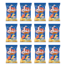 해태제과 빠새 빠삭한새우칩, 60g, 12개