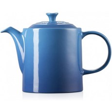 영국직수입 Le Creuset Stoneware Grand Teapot 1.3 Litres Serves 4 Cups Marseille Blue 70703132000000, 단일옵션