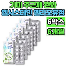 L 엘 시스틴 시스테인 먹는 육체피로 기미 주근깨 약 영양제 완화제, 6개, 60정