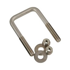 CE Smith Trailer 15501A Square U-bolt with Washer Nut 7 16 x 2-1 8 x 4 스 (width 2-1／8"; length 4")