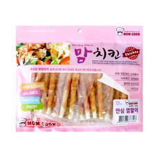 맘쿡 맘치킨 치킨 안심 껌말이 300g 대용량 애견간식, 1개 - 간식맘쿡치킨