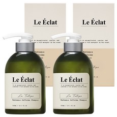르에끌라 래디언스 카페인샴푸 라튤립, 2개, 500ml