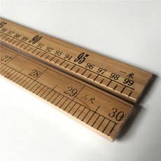 문구자 자 직자 나무 옛날식 1미터대나무 시저링 전용 재봉사 목제, T13-대나무 자 100CM시세 5MM눈금(특가)
