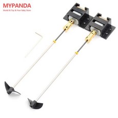 핫 더블 모터 RC 보트 드라이브 세트 130 시트 구리 커넥터 15cm 샤프트 프로펠러 키트 DIY 모델 선박용, 1개