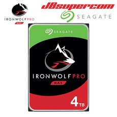 씨게이트 IronWolf Pro HDD 아이언울프 프로 ST4000NE001 4테라 - JBSupercom - st4000ne001