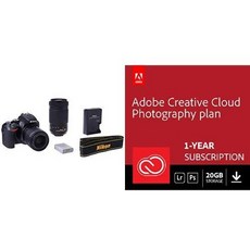 18-55mm f 3.5-5.6G VR 및 70-300mm f 4.5-6.3G ED 및 Adobe Creative Cloud (Photoshop + Lightroom) 1, 상세 설명 참조0