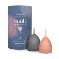 독일배송 극동계침낭 군대 동계Saalt Soft 생리컵 2팩 매우 부드럽고유연한 최고의 민감성컵 1액티브컵 12시간 착용 부드럽고유연하며 재사용 가능한 의료용 실리콘 미국생산-38993, 단일옵션, 단일옵션