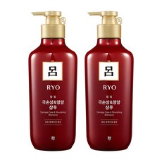 려 함빛 극손상 영양케어 샴푸, 550ml, 2개