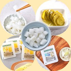 으뜸 단무지 오이피클 양파피클 치킨무 골라담기 100g_프리미엄 절임무 피클, 1개, 100g