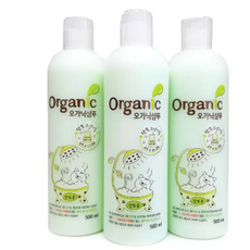 오가닉 고양이샴푸 단모용 500ml x 3통, 3개