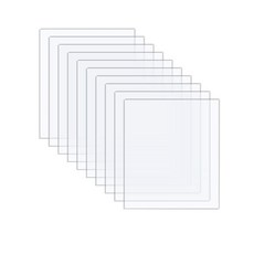 마벨인홈 투명 아크릴 페인팅 DIY 그림 메모 그리기판 10개, 13cm*18cm(10개)